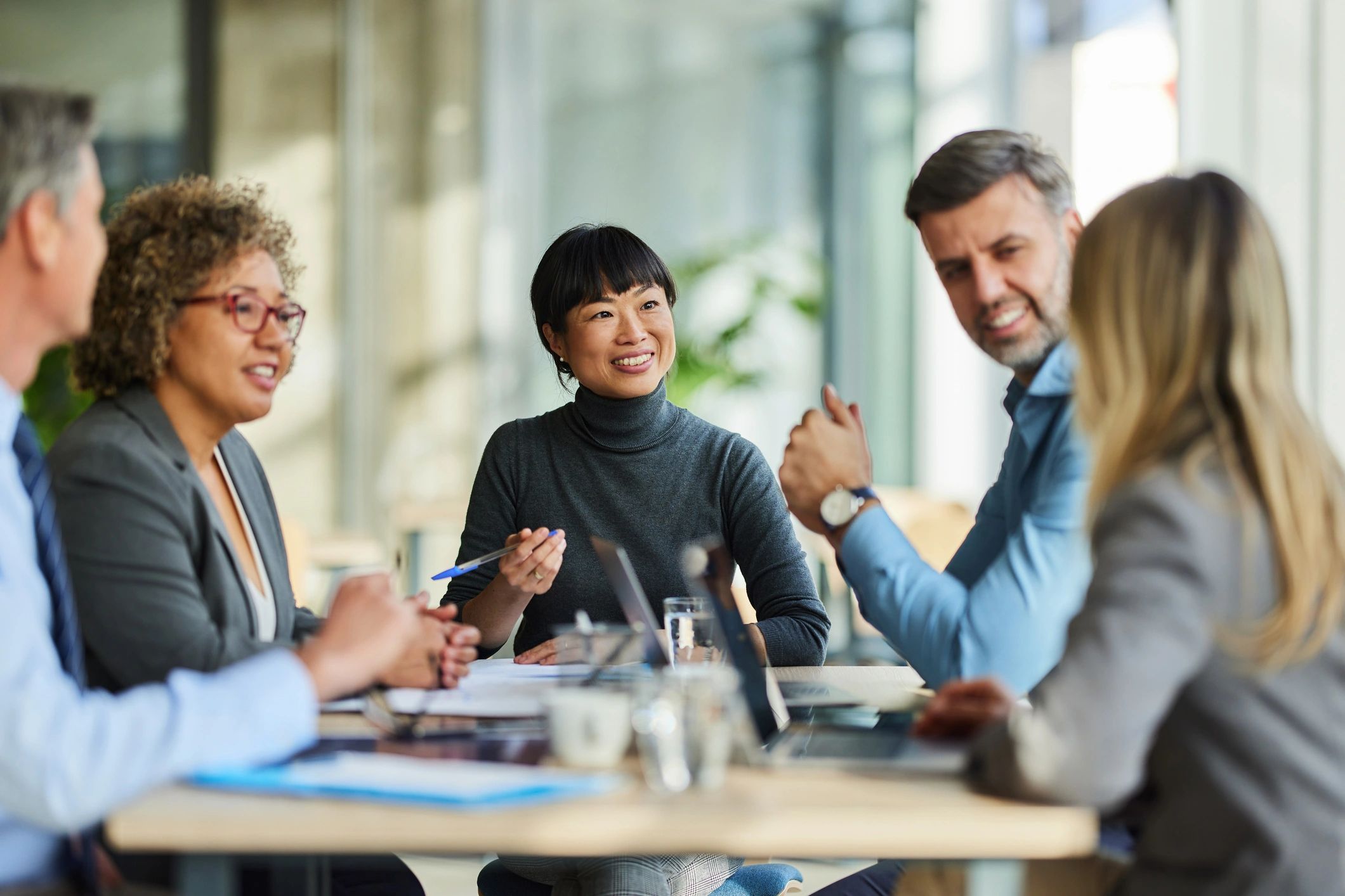 Consulting team in a meeting
