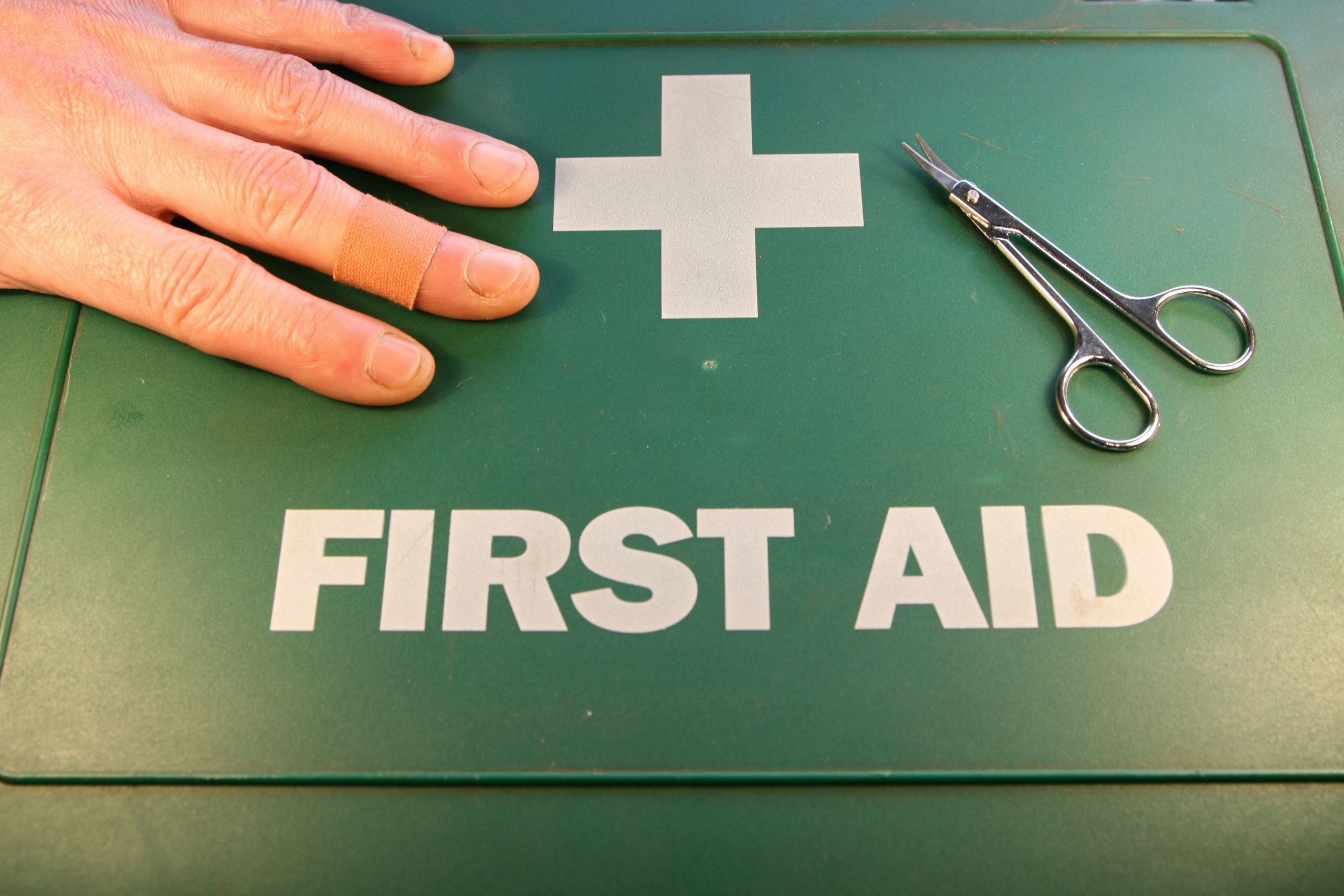 Workplace first aid box